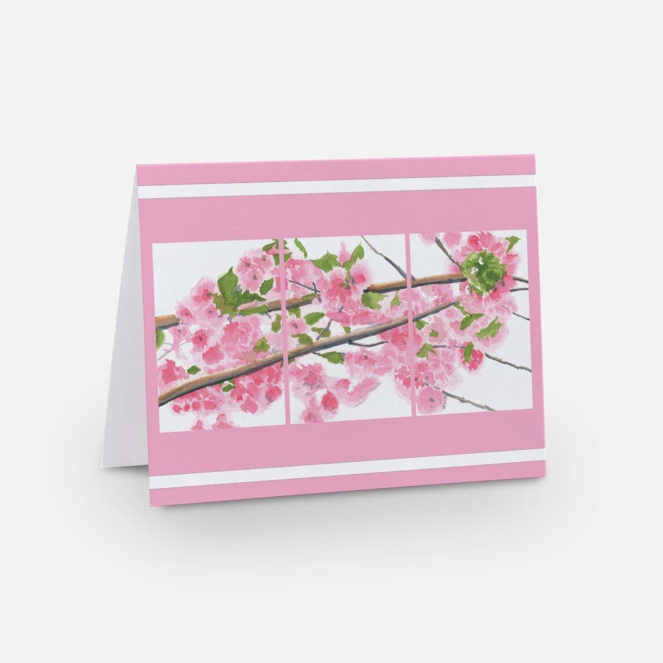 Art By Francis - Wholesale Everyday Greeting Card - Notecards Assorted - Cherry Blossoms (9-pack)3
