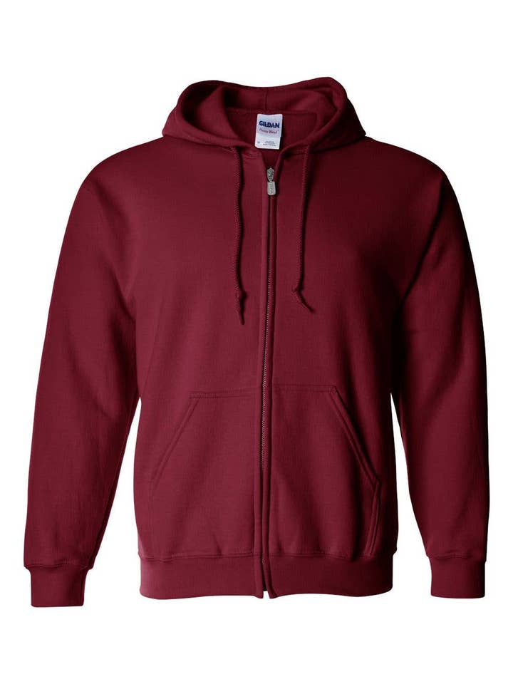 Eleven Fashion – Großhandel Hoodie – Herren – Gildan - Kapuzensweatshirt mit durchgehendem Reißverschluss aus Heavy Blend2