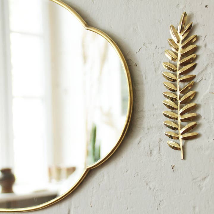 Mikwi - Wholesale Wall Mirror - Brass Oval Mirror - Wall Mirror Bathroom Mirror - Home Decor2