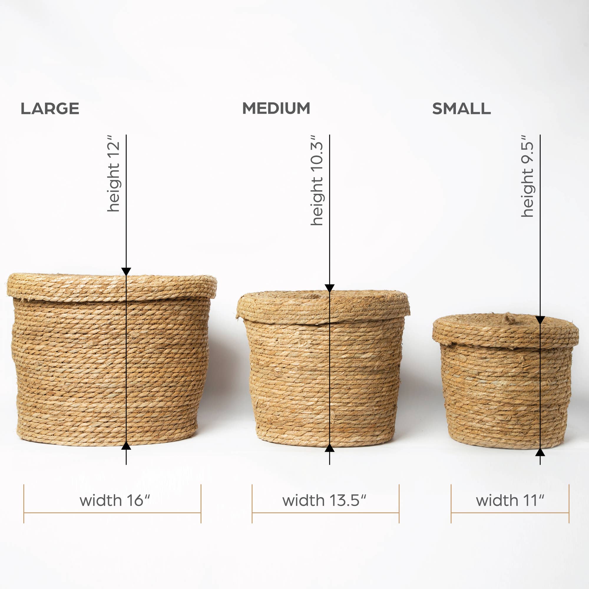 Porto Boutique - Wholesale Basket - Basket – Seagrass Storage with Lid3