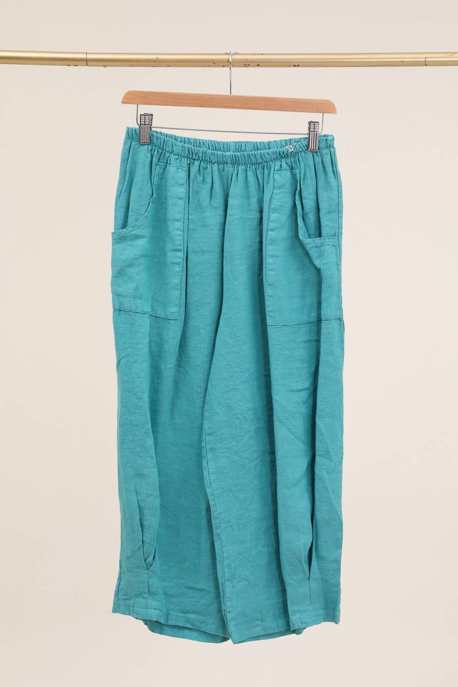 la maison des fibres naturelles - Vente Pantalon – femme - pantalon large en lin 6353 +size 100% linen made in Italy23