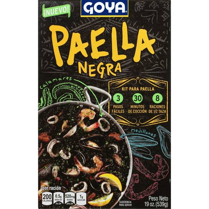 GOYA Kit de Paella à l'Encre de Seiche Noire 6/19 oz. pour la vente par L&F Universal Goods