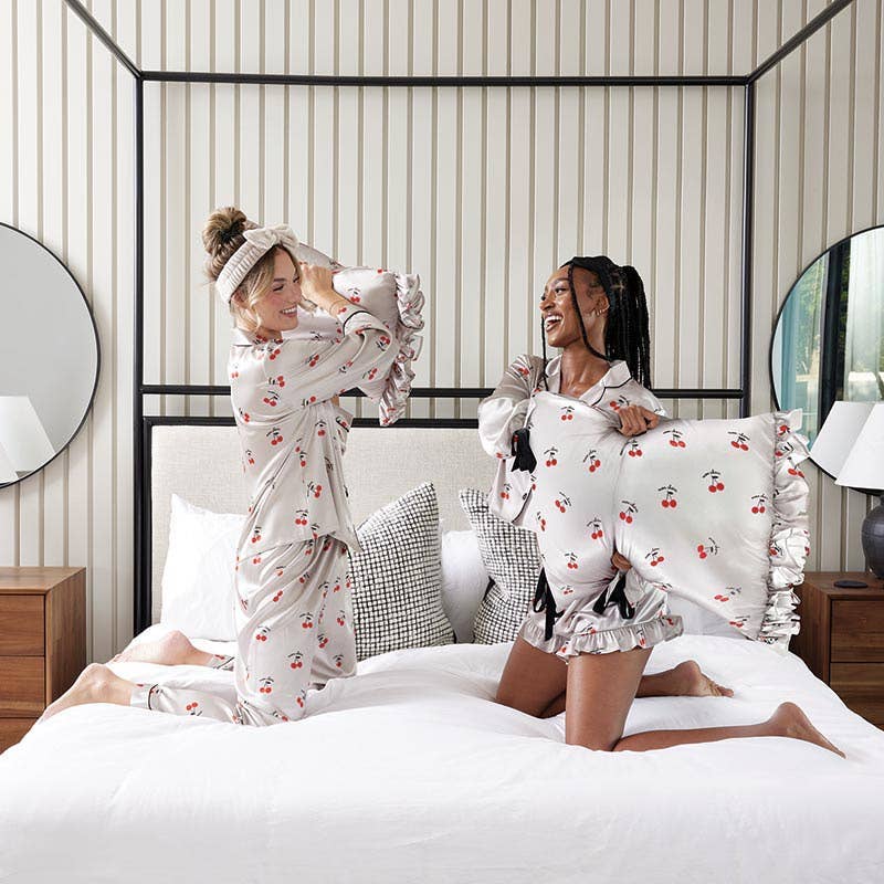 Angle - Wholesale Sleepwear Set - Women's - Full Length PJ Set - Mon Cheri5