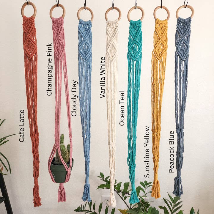 Handwoven Macrame plant hanger, Boho Home decor & Gift for wholesale by Handmade By Uruba
