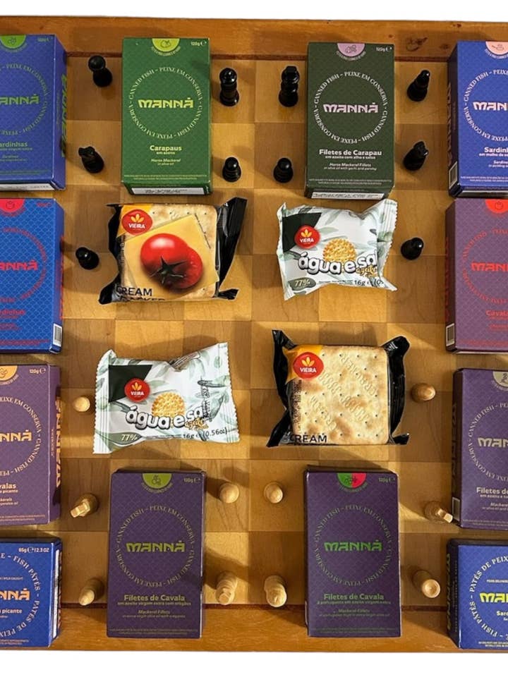 MANNÁ Sardine Variety 6 - Pack for wholesale by Tin Can Fish ( BELA, Cantara, Mar, Porthos, Varina )