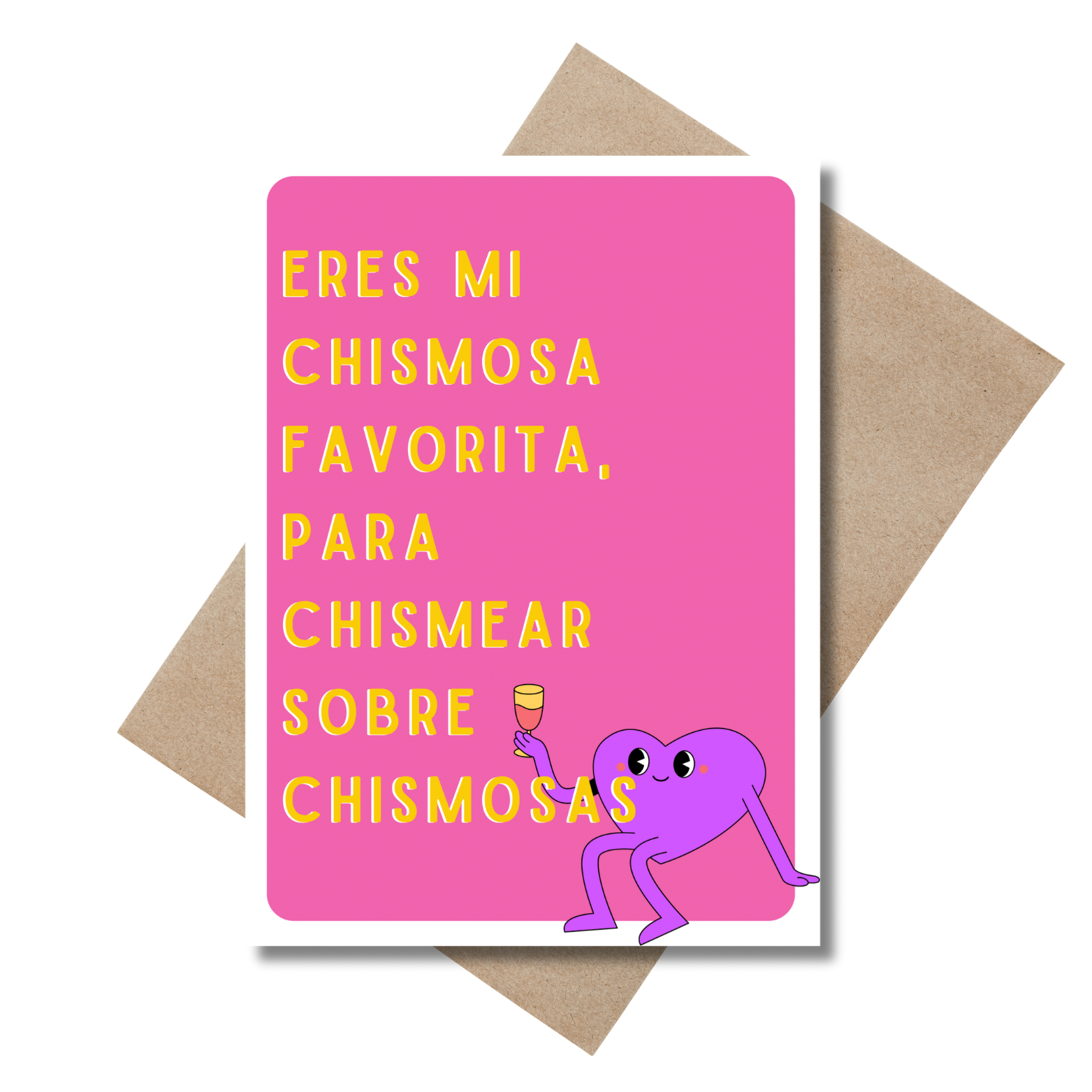 Gaec Studio - Wholesale Birthday Card - Chismosa favorita, tarjeta de cumpleaños with envelope2