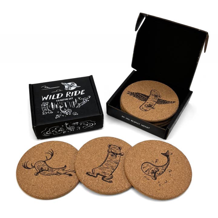 Wild Ride Coaster Set for wholesale by Dog Gone Studios