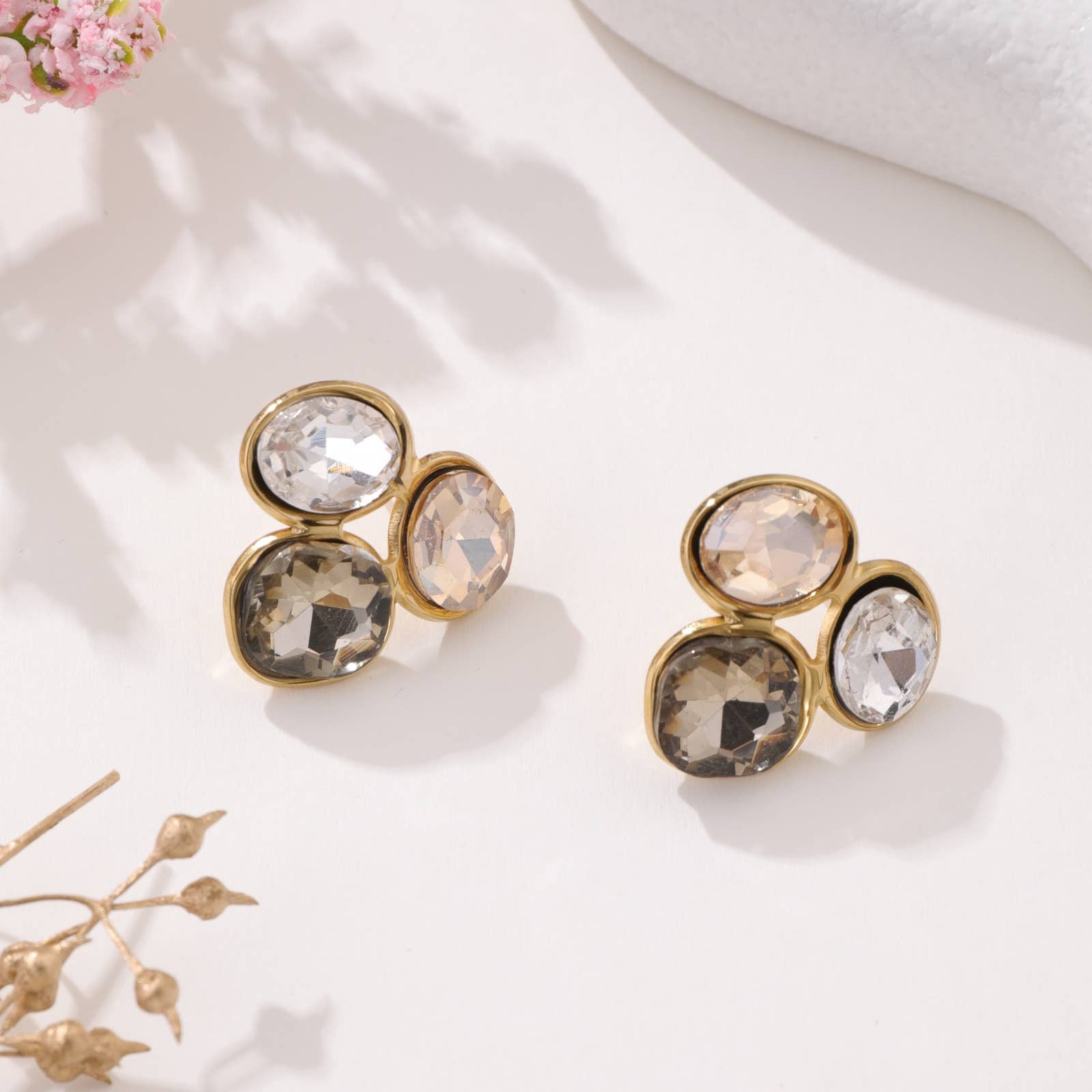 Lovelika - Wholesale Single Earring - Stud earrings - Naïma2