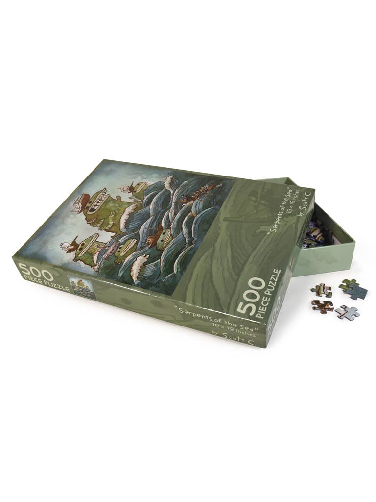 The Scott C Shop - Wholesale Puzzle - Adult - Sea Serpent 500 Piece Puzzle1