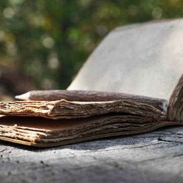 Backwoods Provisions - Wholesale Journal/Diary - Genuine Leather Journal with Antiqued Handmade Pages, Leather Strip Closure, and Wooden Pencil4