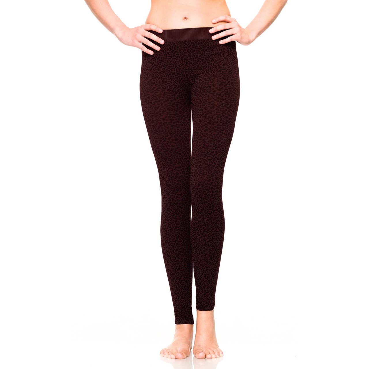 Skinnytees - Wholesale Athletic/Lounge Leggings - Women's - Leopard Small Print Leggings3