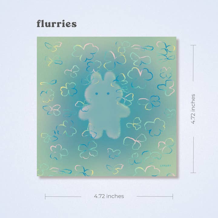 flurries art print for wholesale by CXN ART