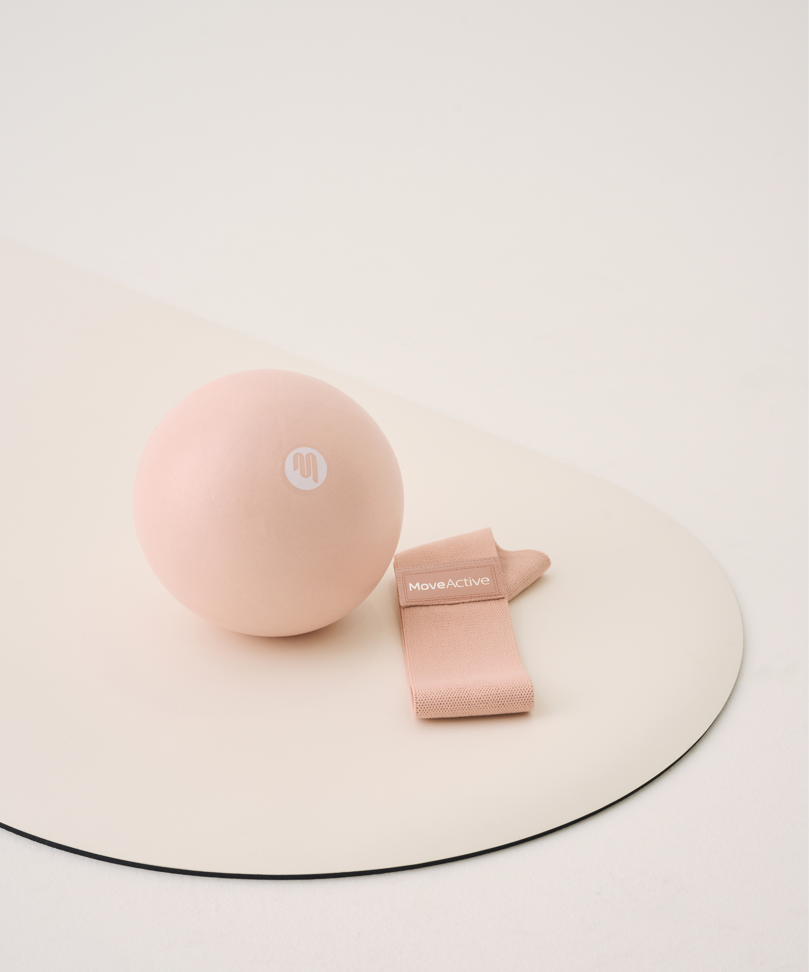 MoveActive – wholesale Fitness equipment – Medium Resistance Band - Soft Pink3