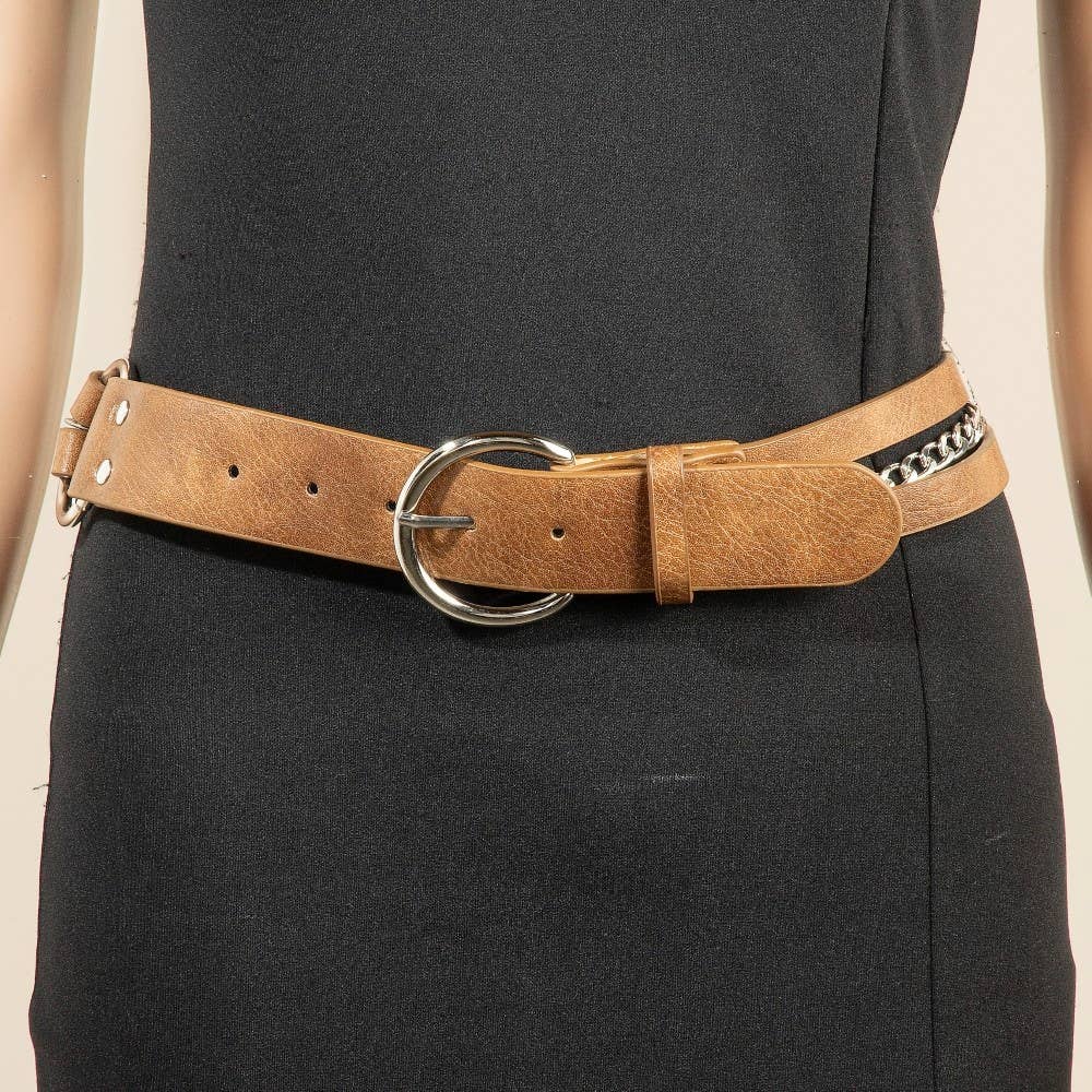 Anarchy Street – wholesale Bälte - Dam – Concho Heart Bälte i konstläder och kedja1