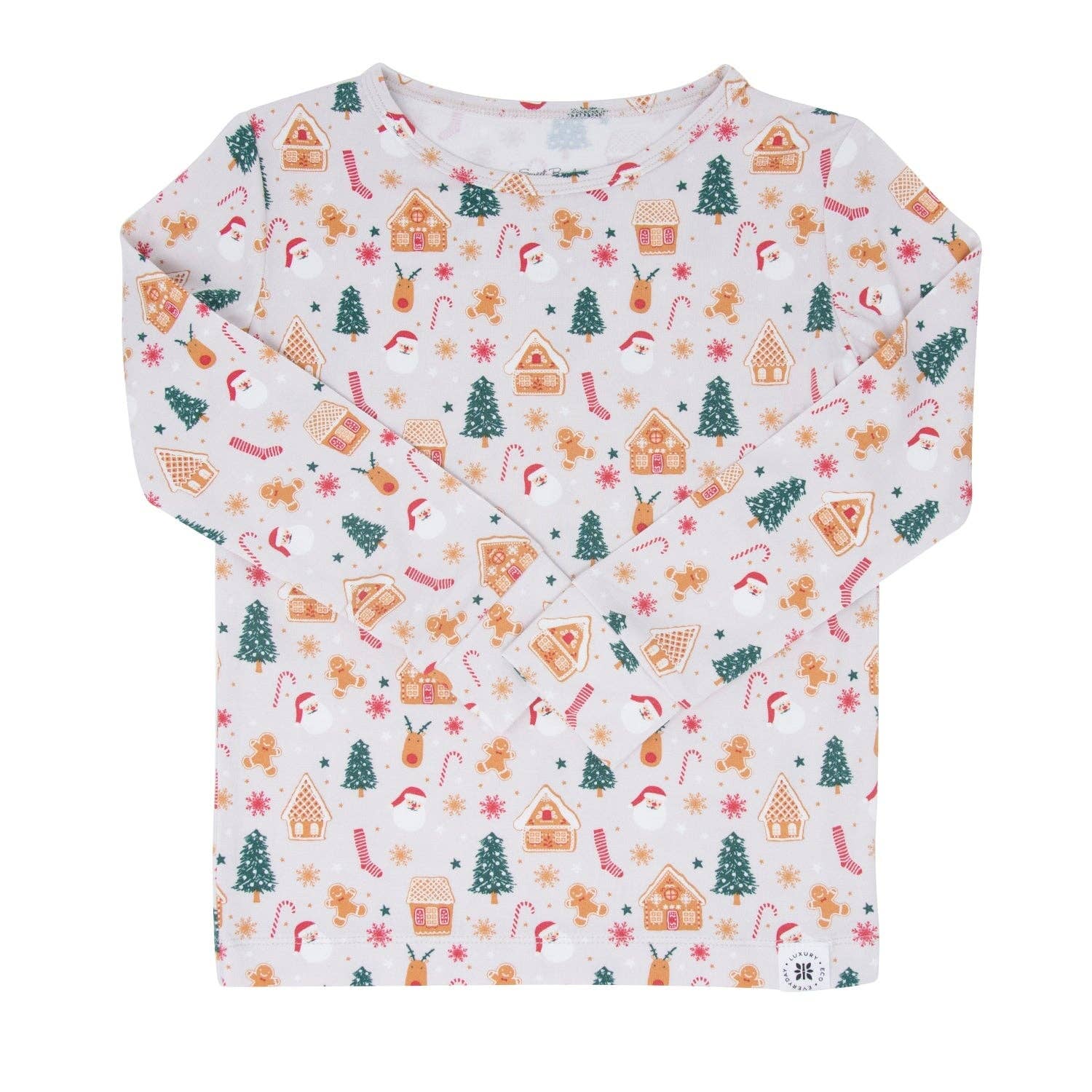 Santa's Cookies Gingerbread Big Kid Pajama for wholesale on Faire2