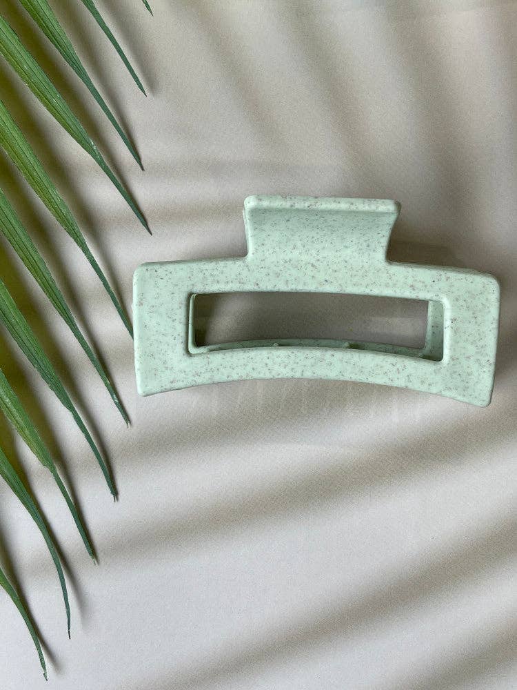 Nakoa The Label - Wholesale Hair clip – Women’s - Elongated Rectangle - Eco Friendly Biodegradable - Green0