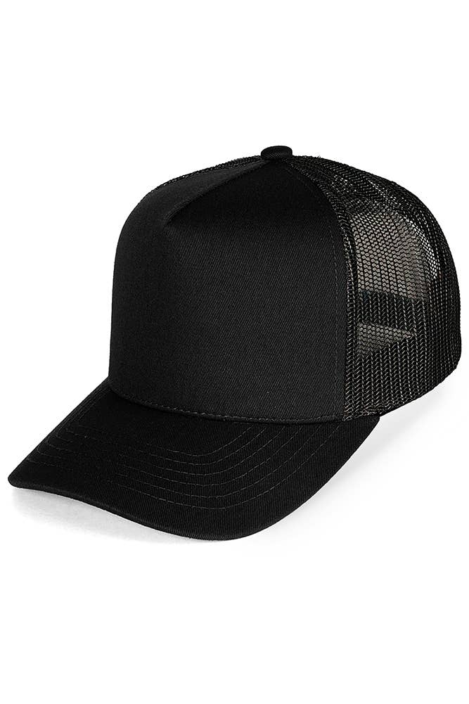 Hana – boné - Mulher por atacado – Boné trucker Hana com traseira em tela e ajuste snapback multicolorido em algodão0