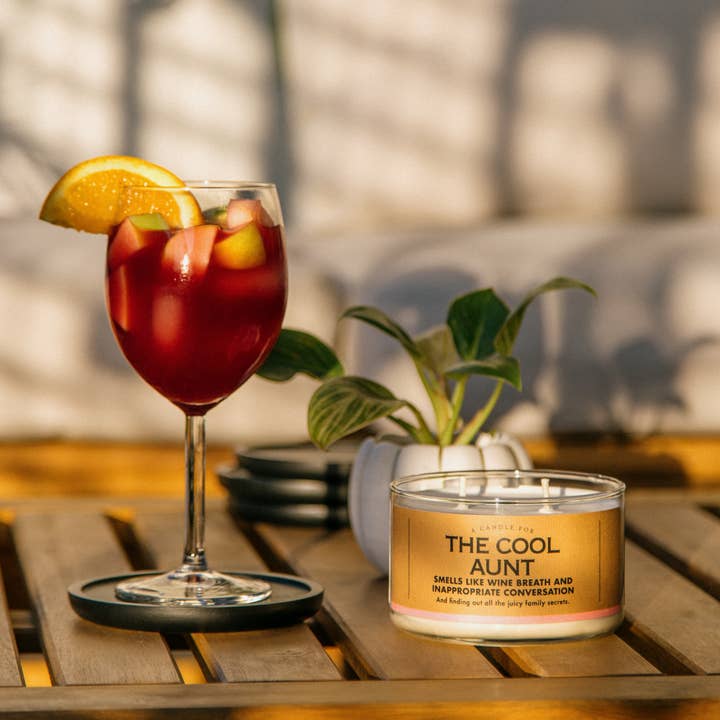 Whiskey River Soap Co. - Wholesale Jar/Filled Candle - A Candle for The Cool Aunt | Funny Candle1