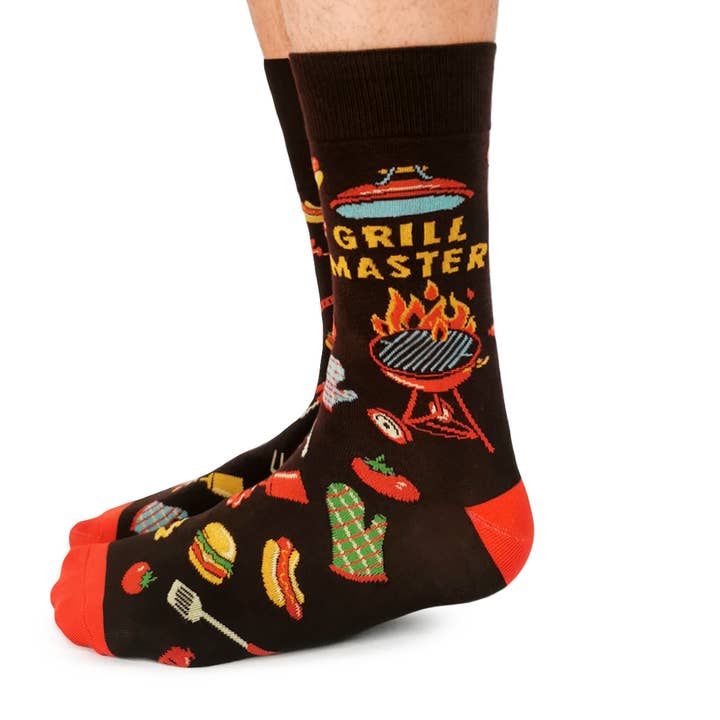 Grill Master Socks - M/L (Men) for wholesale by Uptown Sox