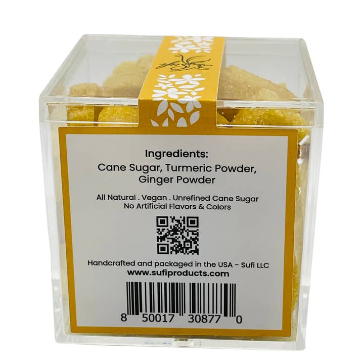 Sufi Craft Cocktails - Wholesale Sugar/Sweetener - Turmeric & Ginger Sugar Cubes2