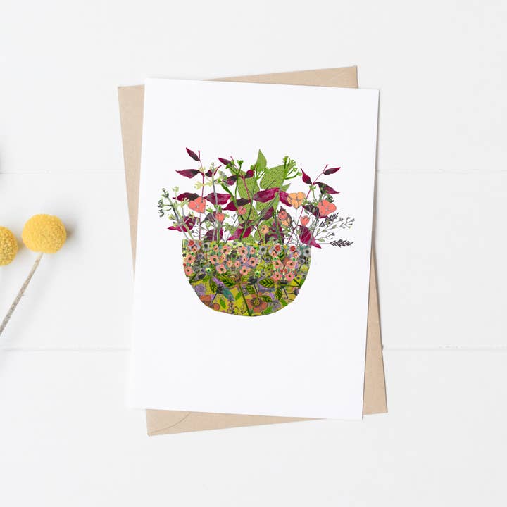 Carte florale Ff211 pour la vente par Angela Savage Illustration
