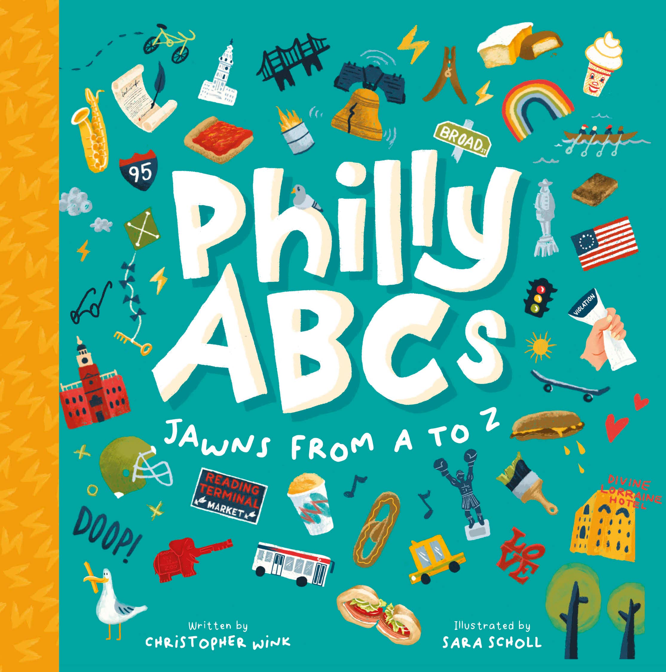 Schiffer Kids – Livro pré-escolar (3 a 5) por atacado – ABCs de Philly: Jawns de A a Z0