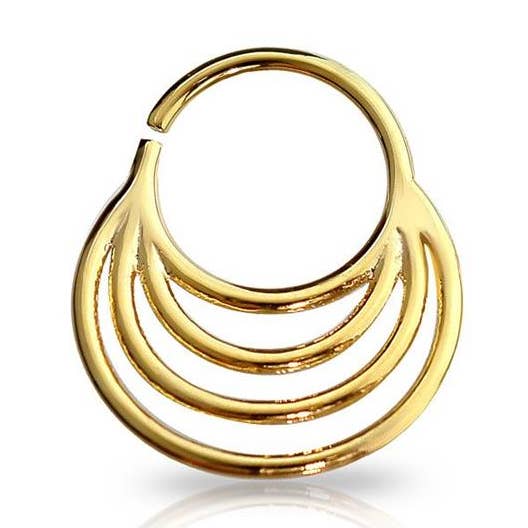 ANNEAU SEPTUM À QUATRE COUCHES 16GA pour la vente par CRAVE