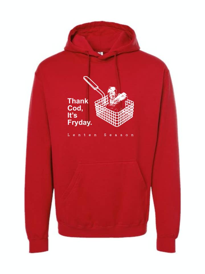Sock Religious - Wholesale Hoodie – Unisex - TCIF - Thank Cod, Its Fryday Fish Fry Hoodie Sweatshirt2