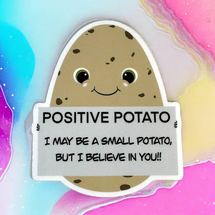 Pomme de terre positive pour la vente par Meraki Pop