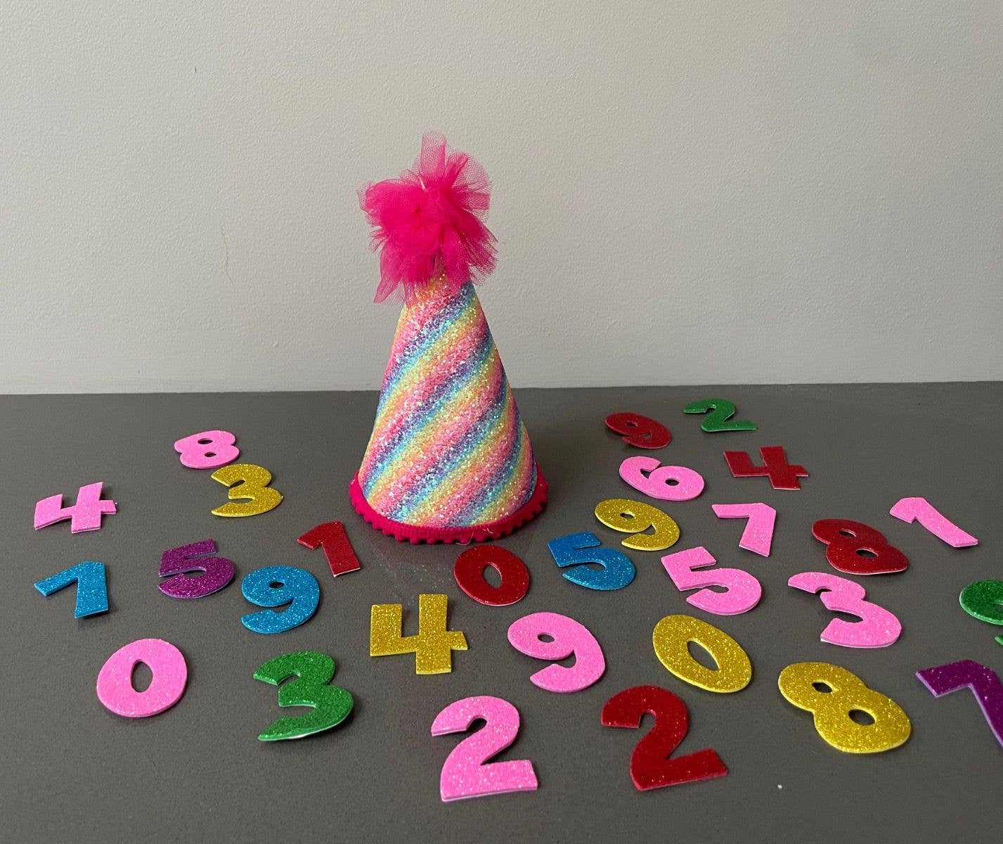 PetLondon – wholesale Pet hat – Dog – Dog Party Hat with sticky numbers-Save 30% set of 10 hats8