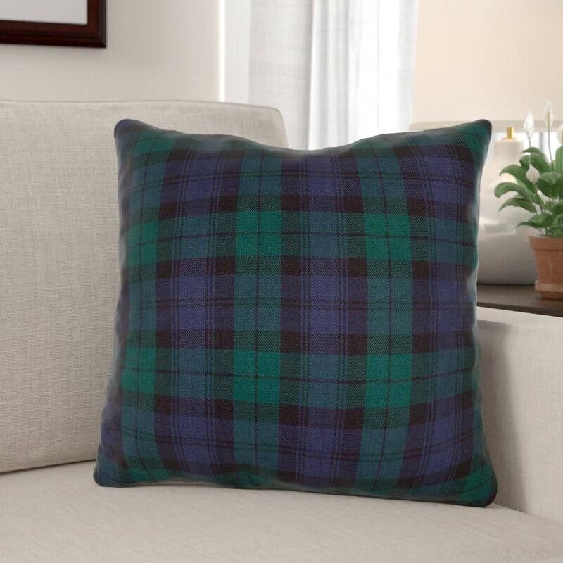 Rennie & Rose – Almofada decorativa/de sofá por atacado – Almofada Tartan Xadrez Hamilton1