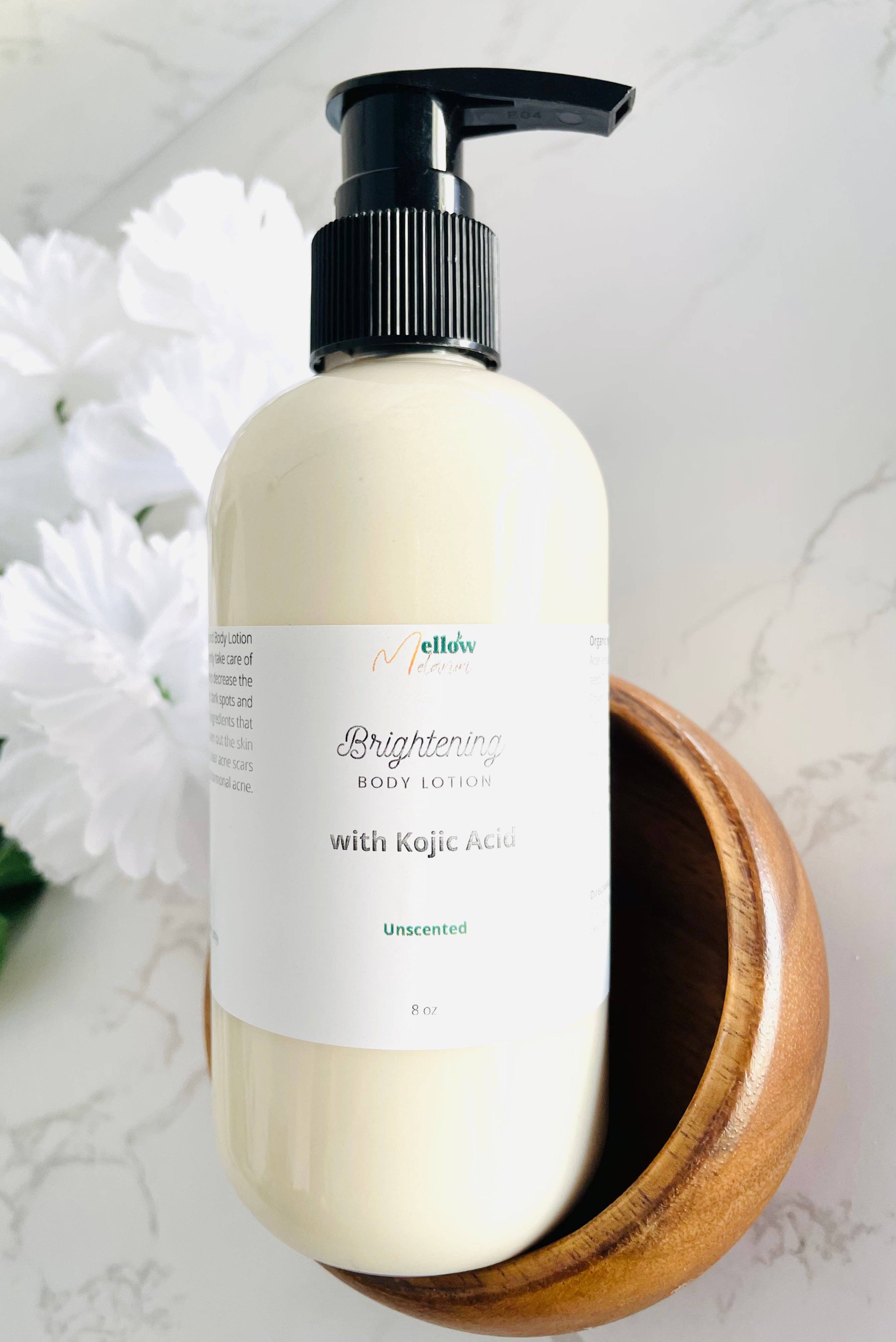 Mellow Melanin LLC - Wholesale Body Cream/Lotion - Brightening Lotion with Kojic Acid0