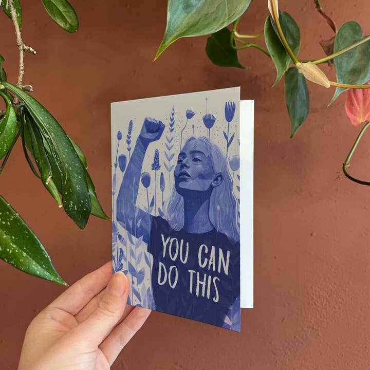 Botanopia - gifts , decor and cards for plant lovers - Wholesale Friendship Card - You can do this | Encouragement Card | Friendship Card5