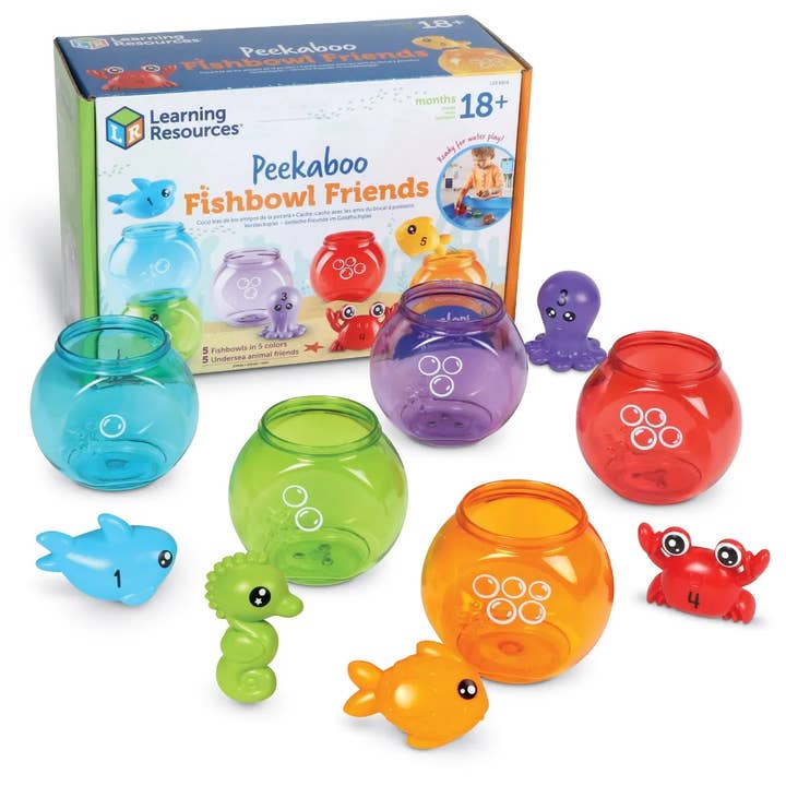 Peekaboo Fish Bowl Friends for wholesale by Learning Resources