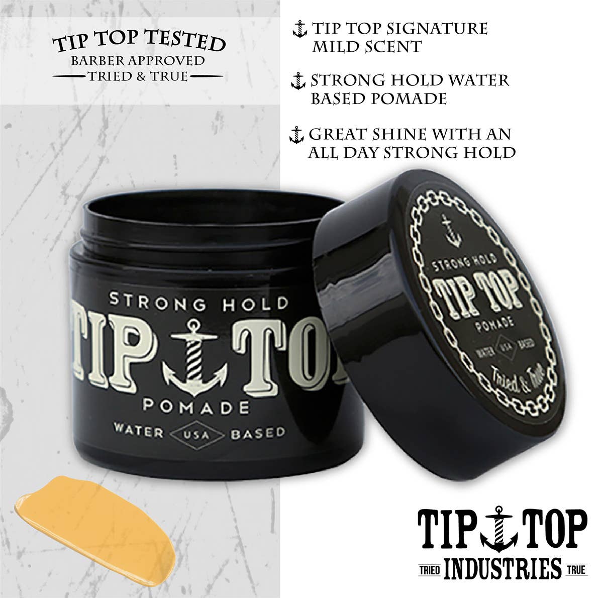 Tip Top Industries - Wholesale Hair Pomade - Men's - Strong Hold Pomade1