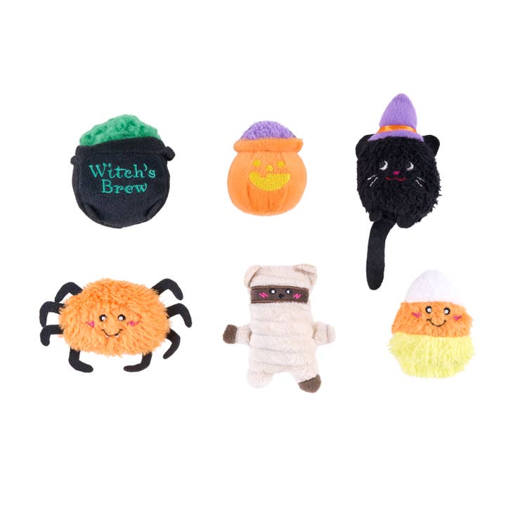 Miniz 6-Pack - Frissons d'Halloween pour la vente par ZippyPaws