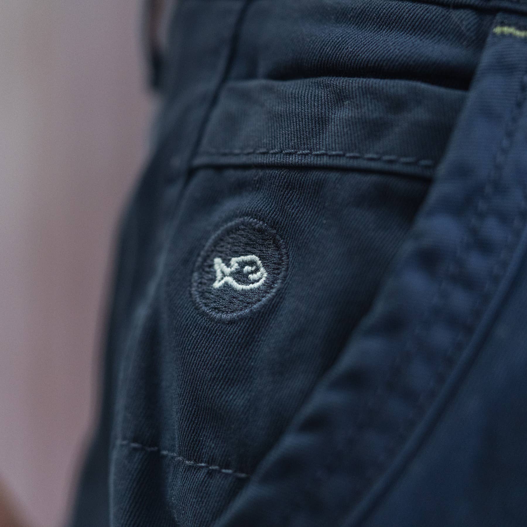 BILLYBELT – wholesale Shorts – Herr – Bermuda i 100% ekologisk bomull - Marin4