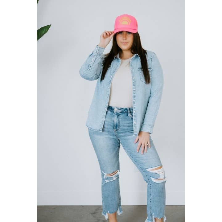 Sunkissed Sun Fun party Cowgirl vacay hat Trucker beach for wholesale by The Candy Collections