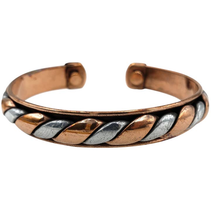 Treasure Jewelry - Wholesale Cuff Bracelet - Pure Copper Magnetic Bracelet Arthritis Pain Therapy18