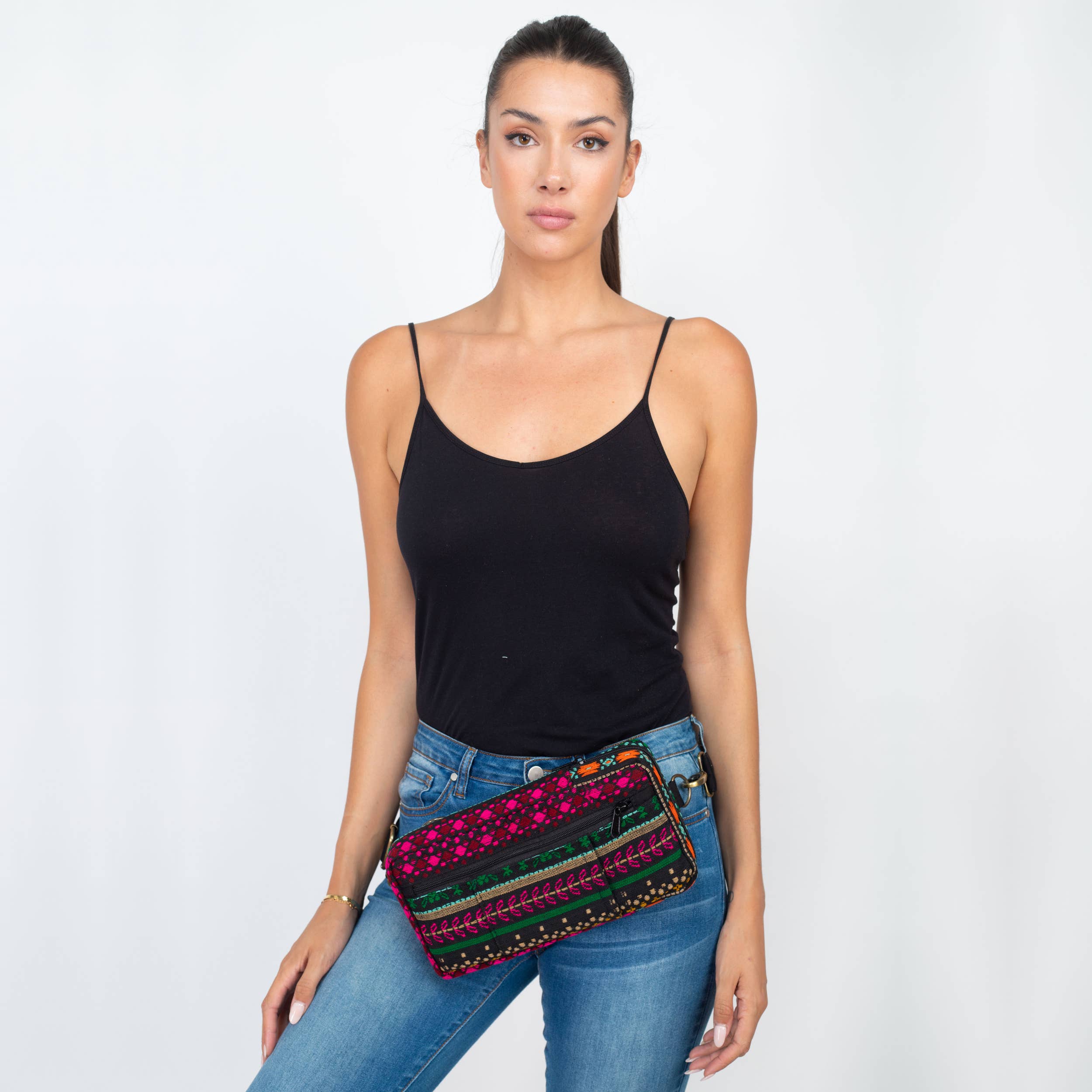 Lakhays Collection Inc. - Wholesale Crossbody Bag - Women's - Jacquard Sling Chest Bag19