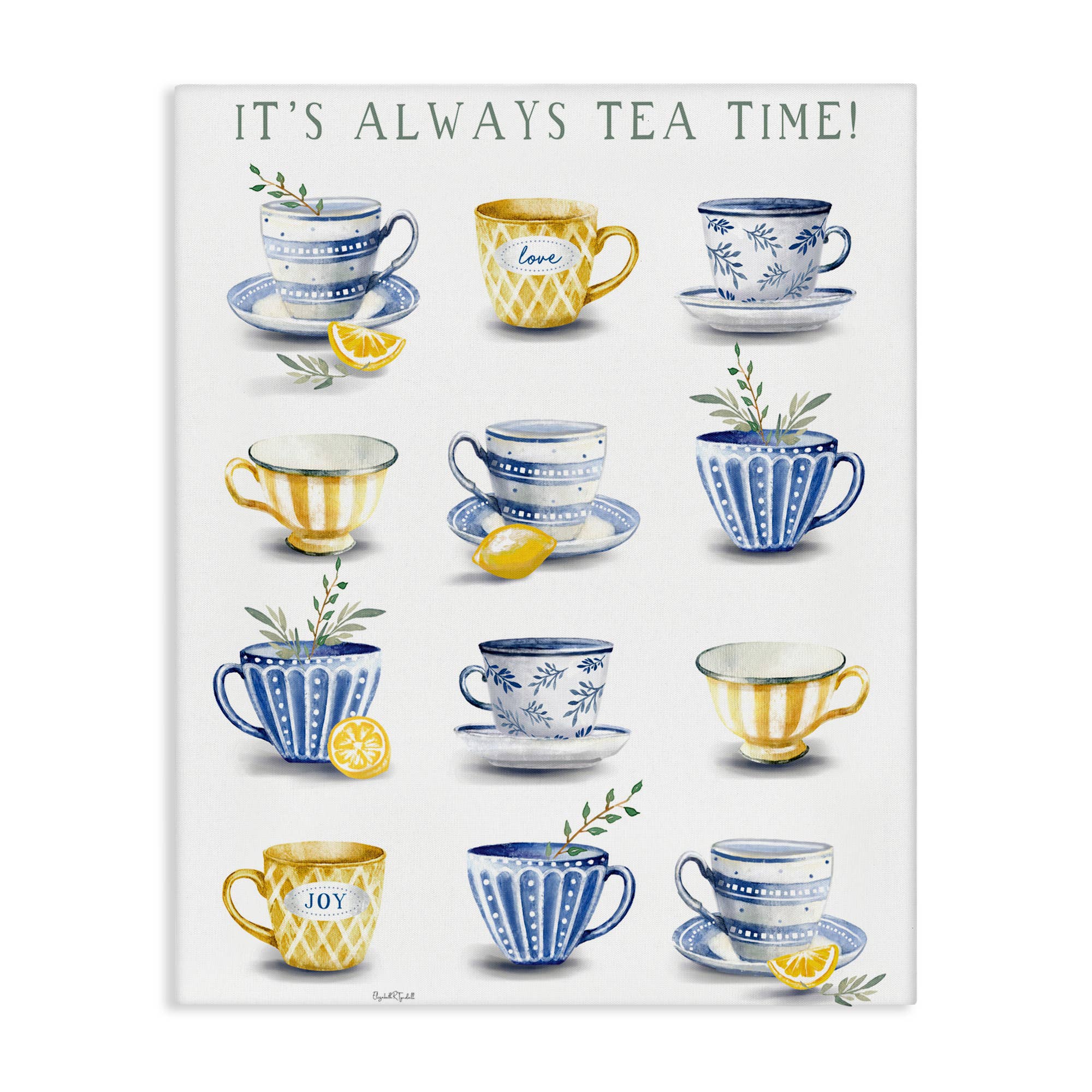 Stupell Industries - Wholesale Wall Sign - It's Always Tea Time - Unframed Wall Art5