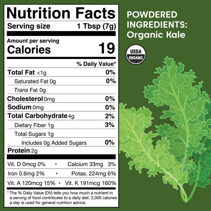 Wilderness Poets - Wholesale Protein/Superfood Powder - Organic Kale Powder