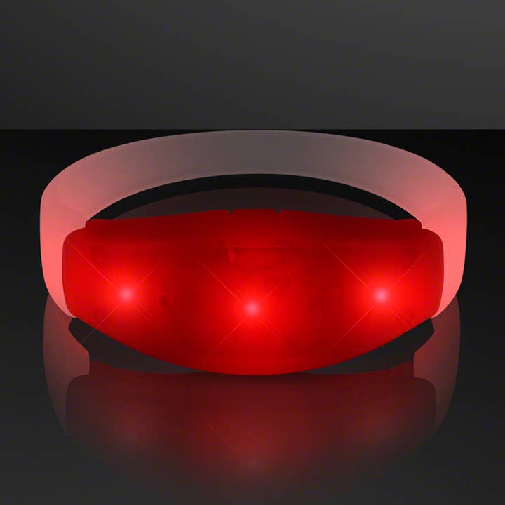 Blinkee.com, LLC - Wholesale Bangle bracelet - Rubber Frosted Red Bracelet2