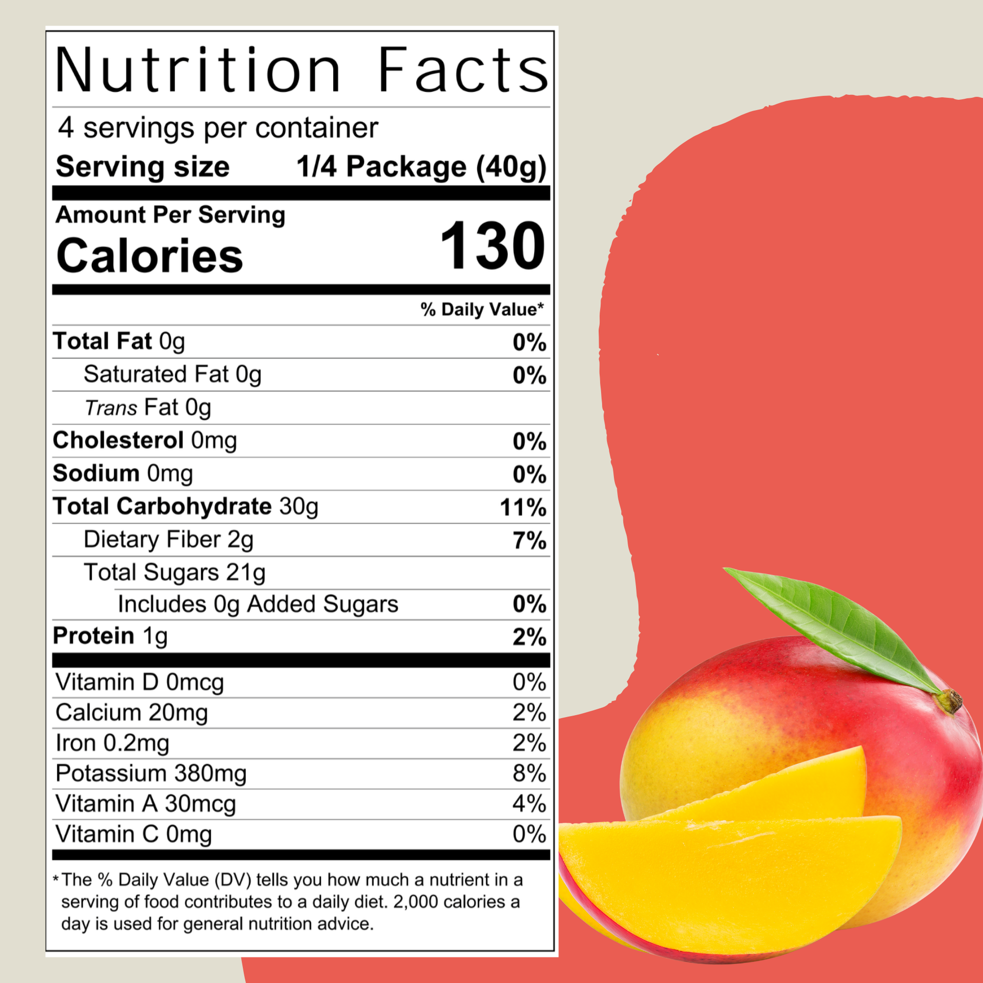 Sol Simple – wholesale Dried/dehydrated fruit – Regenerative Organic Certified Solar Dried Mango - 6oz3