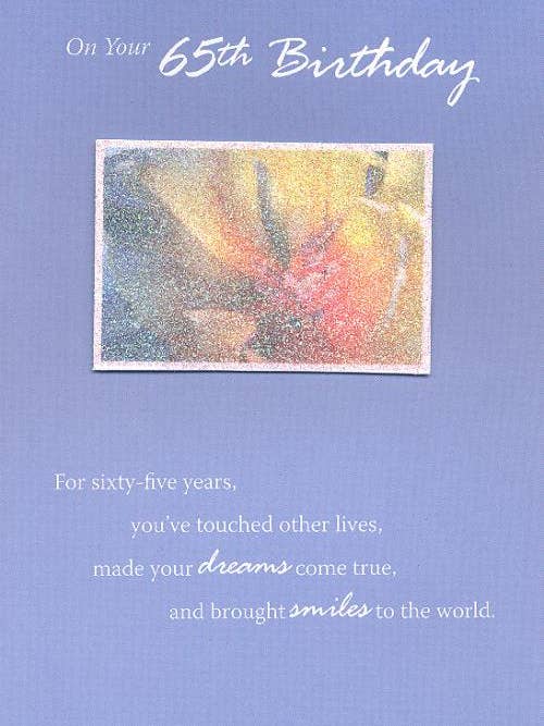 Birthday Age 65th | GRTC | MD | 61279G for wholesale by DICKENS INC.