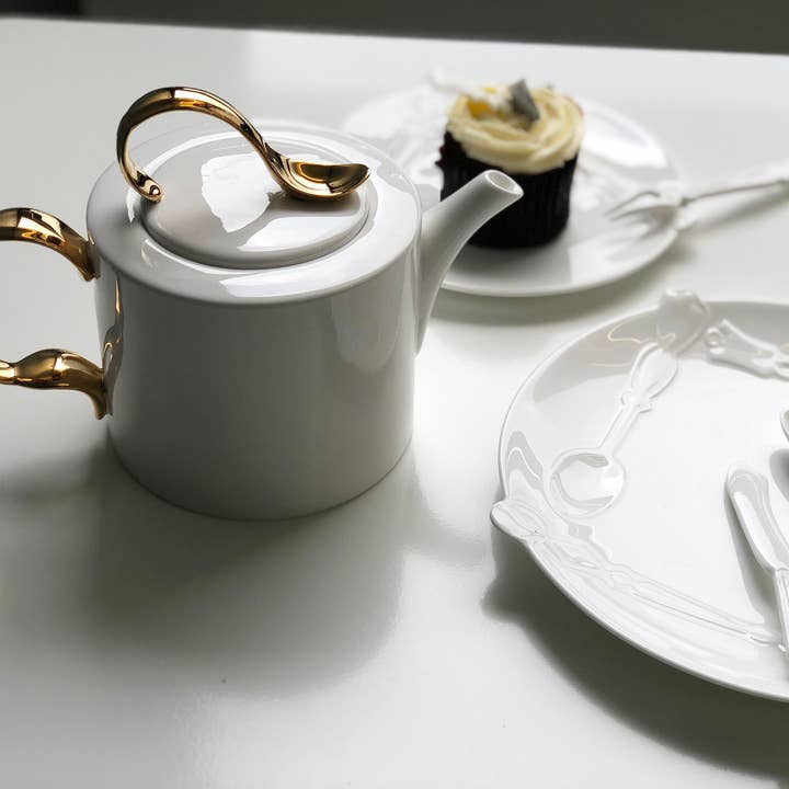 Cutlery Teapot - Fork Handle for wholesale by Twig NY