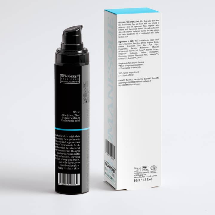 Aromanesque - Wholesale Facial Moisturizer - Aromanesque Oil-Free Hydrating Gel5