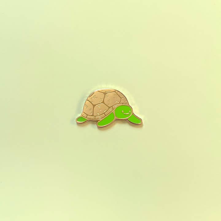 Tom Hardwick - Wholesale Lapel Pin/Button - Tortoise Enamel Pin