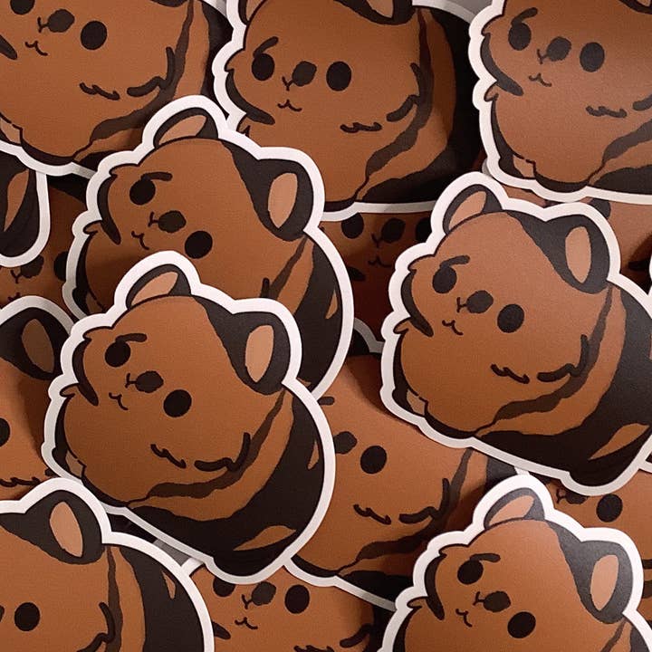 Autocollant Mocha Le cochon d'Inde pour la vente par LilAmericanPunk