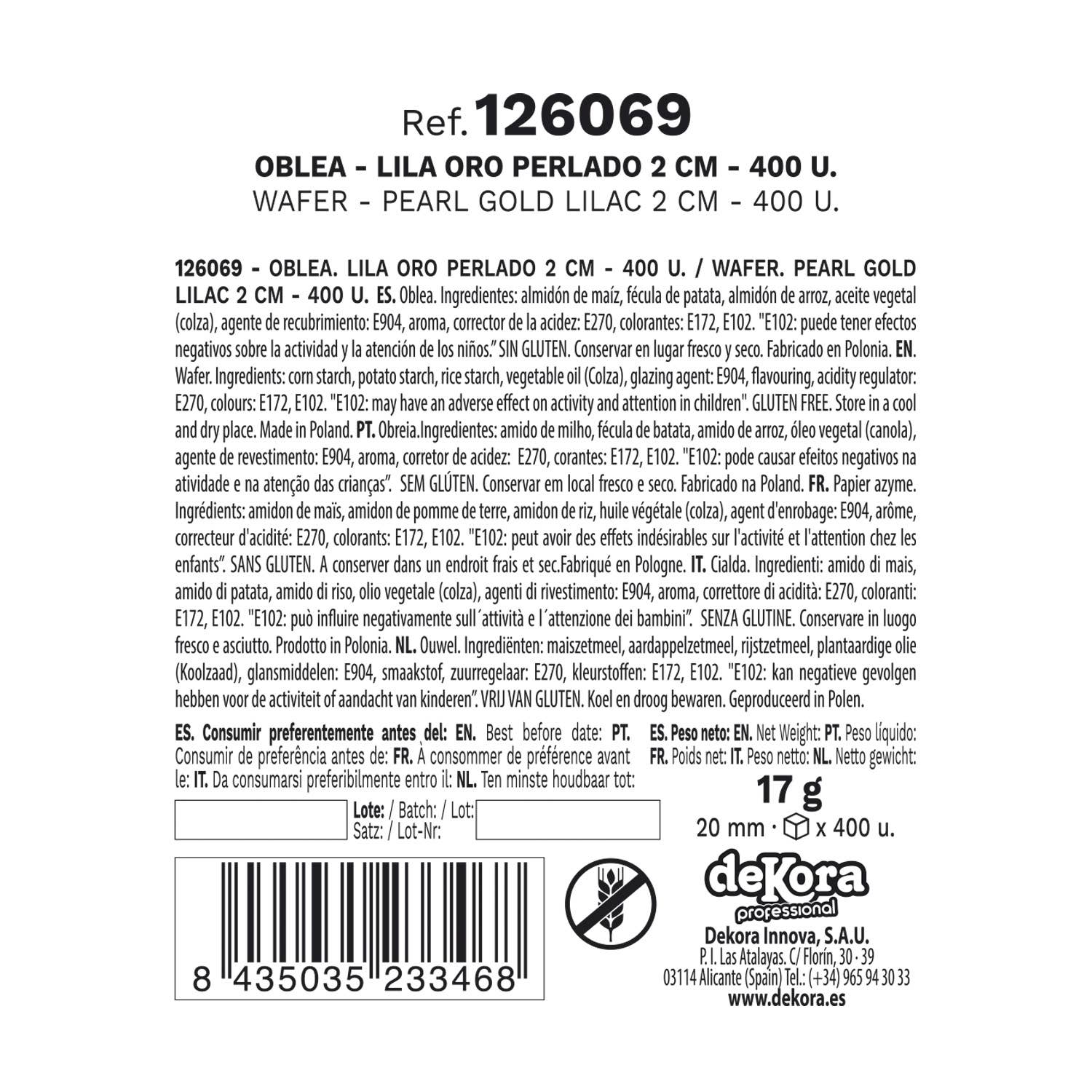 dekora - Wholesale Cake/Cupcake Topper - Wafer Edible Flowers for Cakes, 2 cm11